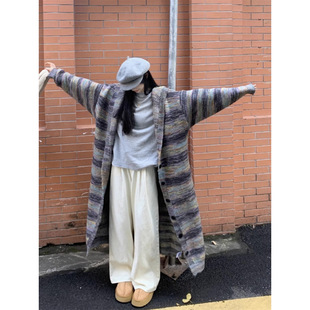 plus size Women's Hooded Sweater Top New Autumn and Winter Jacket Super Nice Mid-length Lazy Style Sweater Cardigan