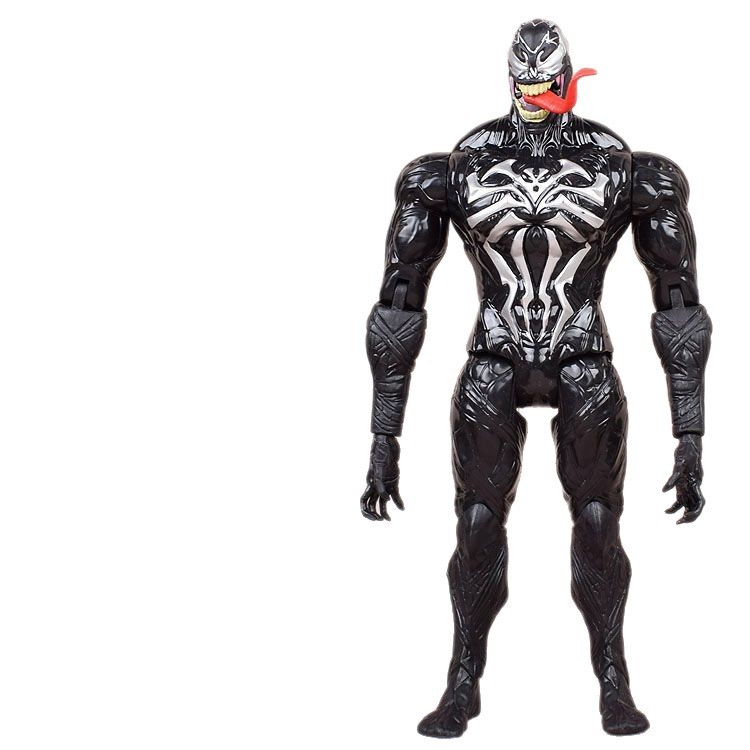 クロスボーダー子供男の子アベンジャーズアイアンスパイダーマンヴェノムブラックパンサーサノスフィギュアライトオーナメントおもちゃ|undefined