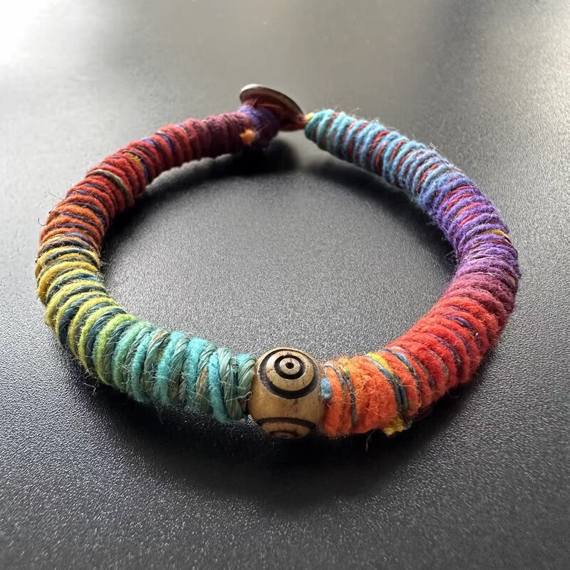 Nepalese Thai Hippie Bohemian Bracelet Hand-woven Jewelry Bracelet for Men and Women Couple Bracelet Star A