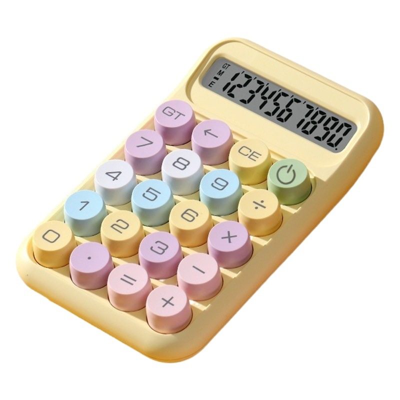 Calculadora de alta gama para uso de oficina, bonita calculadora de dopamina para estudiantes de informática, calculadora de contabilidad con logo impreso.