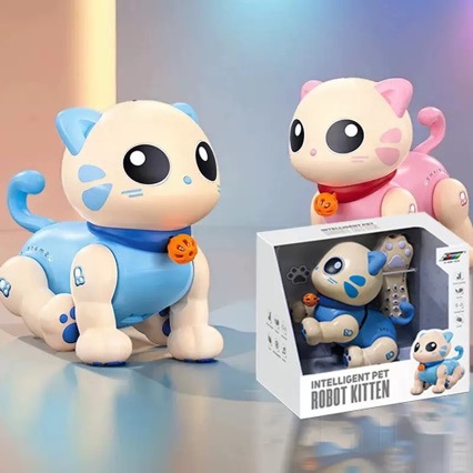 Transfronterizos control remoto infantil programación de juguetes inteligentes trucos electrónicos mascotas regalos robot gatos al por mayor eléctricos