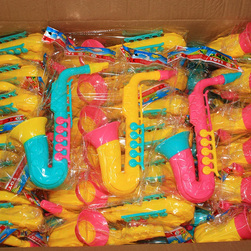 Детский игрушечный музыкальный инструмент имитация саксофона Вечеринка Рог стойло ночной рынок 2 юаня кольцо игрушечный универмаг оптом