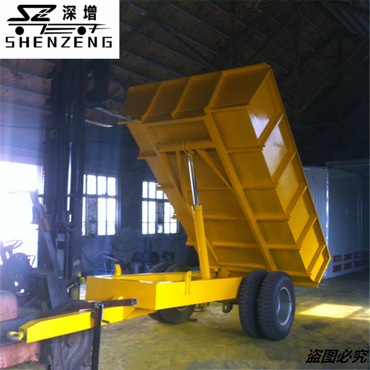 10吨矿石拖车 砂石拖车 自卸拖车 农用拖车 牵引拖车 挂车