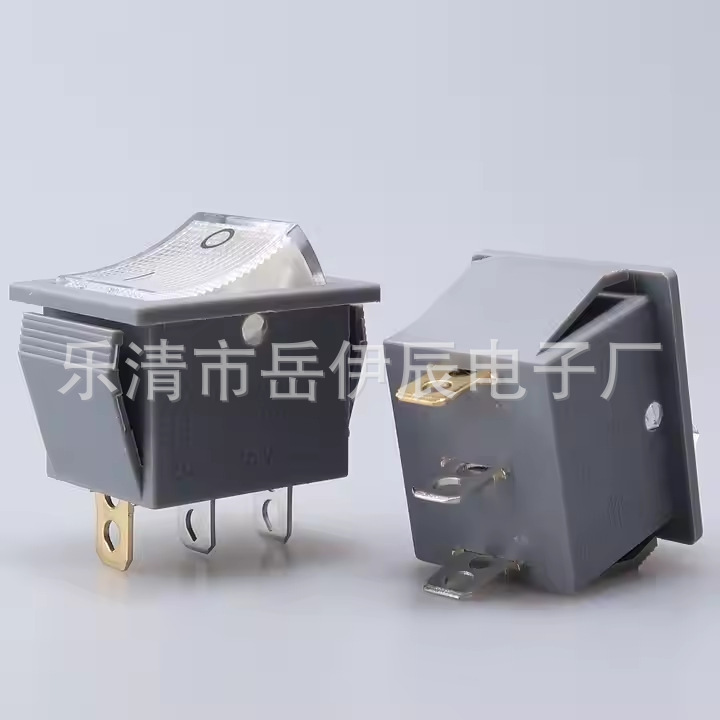 Electric cooker boat switch KCD4 electric cooker switch triangle second gear with light KCD3 electric cooker switch 31X25 Electric cooker boat switch KCD4 electric cooker switch triangle second gear with light KCD3 electric cooker switch 31X25