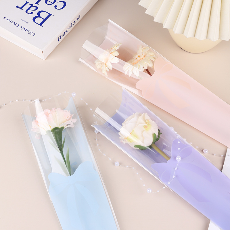 520 regalos de una sola bolsa de flores materiales de embalaje de flores pequeños ramo de flores bolsa florista materiales de floral al por mayor