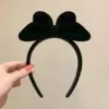 7236 Fugitive Princess Bow Headband-Black