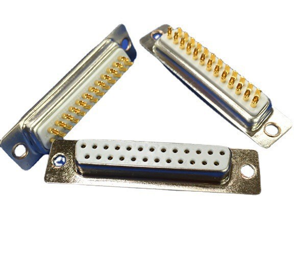 ������D-SUB DB25˫��ĸͷ�ƽ�ʵ���복�봮��ͷ���ں���������