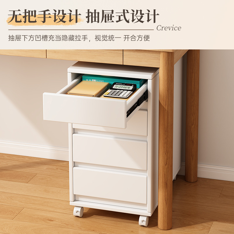 文件柜办公室置物柜可移动文件收纳柜资料柜办公桌边柜抽屉式柜子|undefined