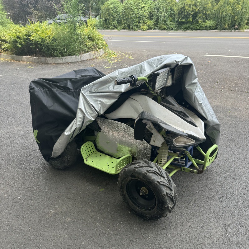 Cross-Border Amazon All-Terrain Atv Cover 420D Oxford Cloth Car Cover Rainproof Sun Protection Go-Kart Cover Sunshade
