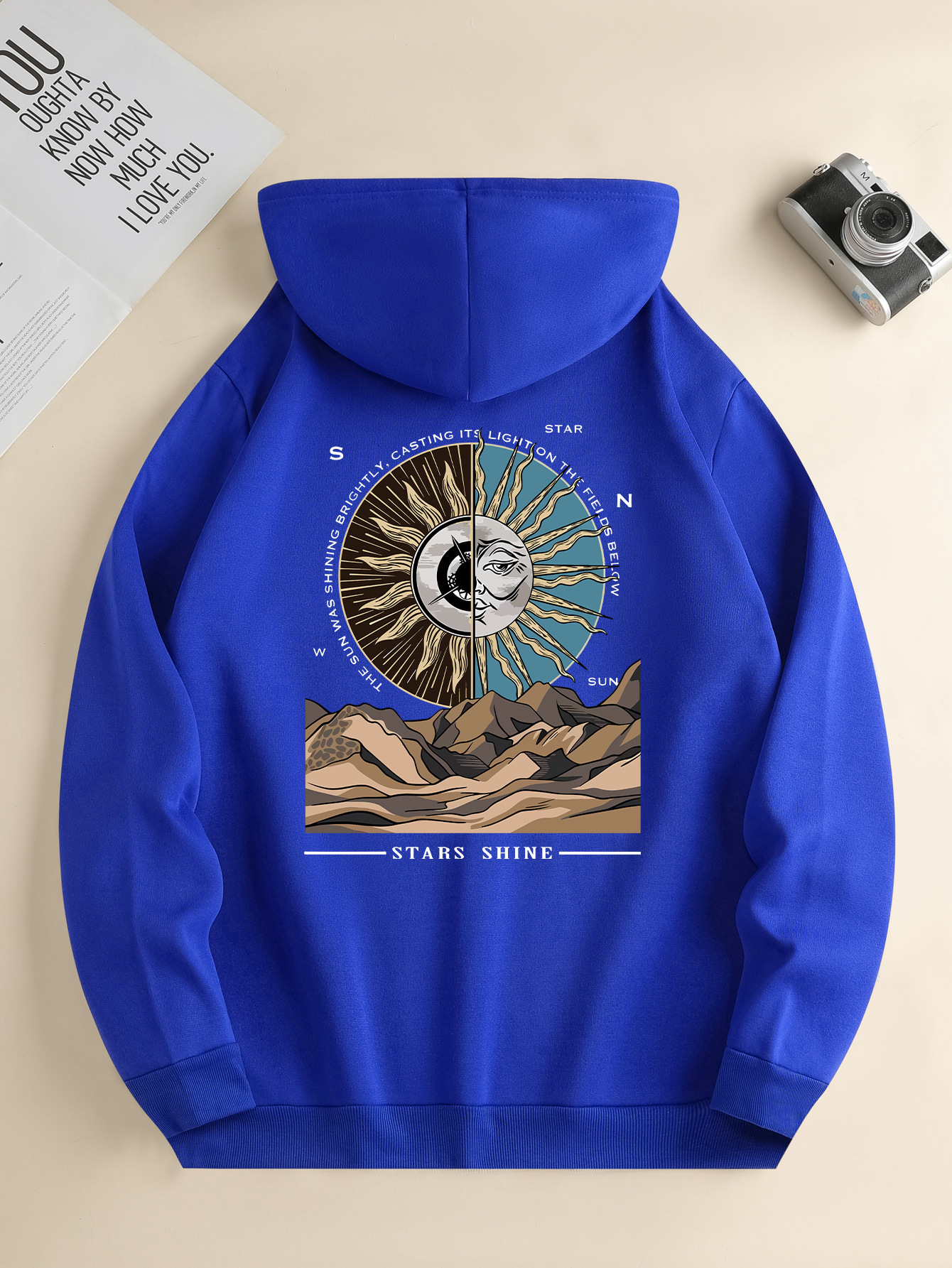 Sudadera transfronteriza con capucha Men's new fashion hoodie, casual daily drawstrin