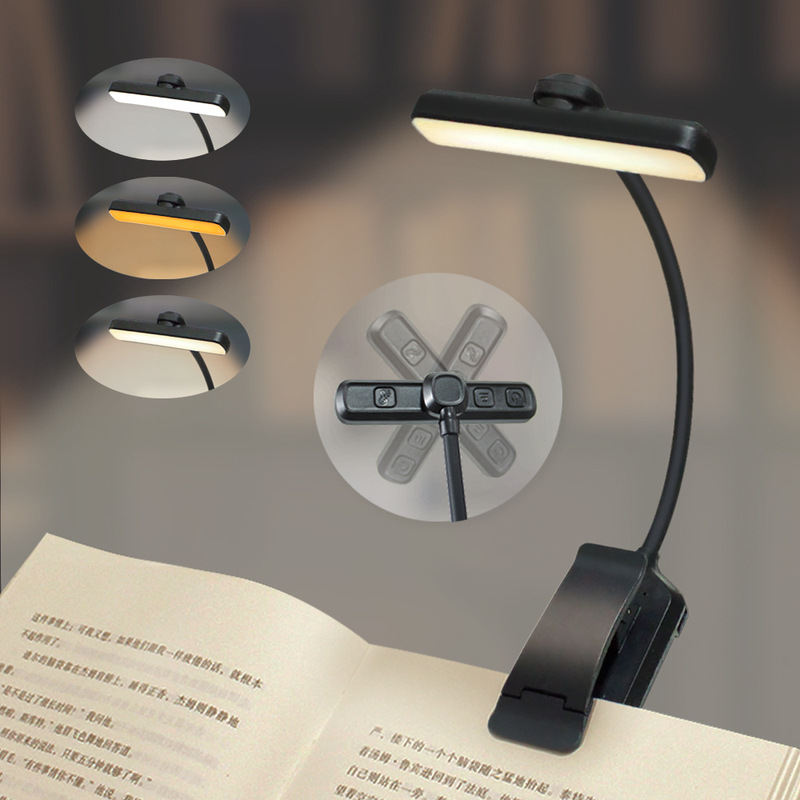 Cross-Border Best-Selling Eye Protection Desk Lamp USB Rechargeable Reading Lamp Large Capacity Study Lamp Book Clip Lamp Foldable Clip Lamp Cross-Border Best-Selling Eye Protection Desk Lamp USB Rechargeable Reading Lamp Large Capacity Study Lamp Book Clip Lamp Foldable Clip Lamp