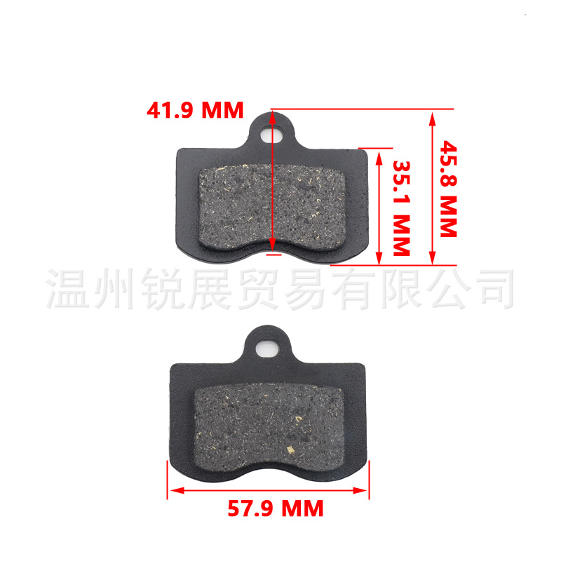 Motocicleta coche eléctrico pastillas de freno de disco Kart ATV Victoria