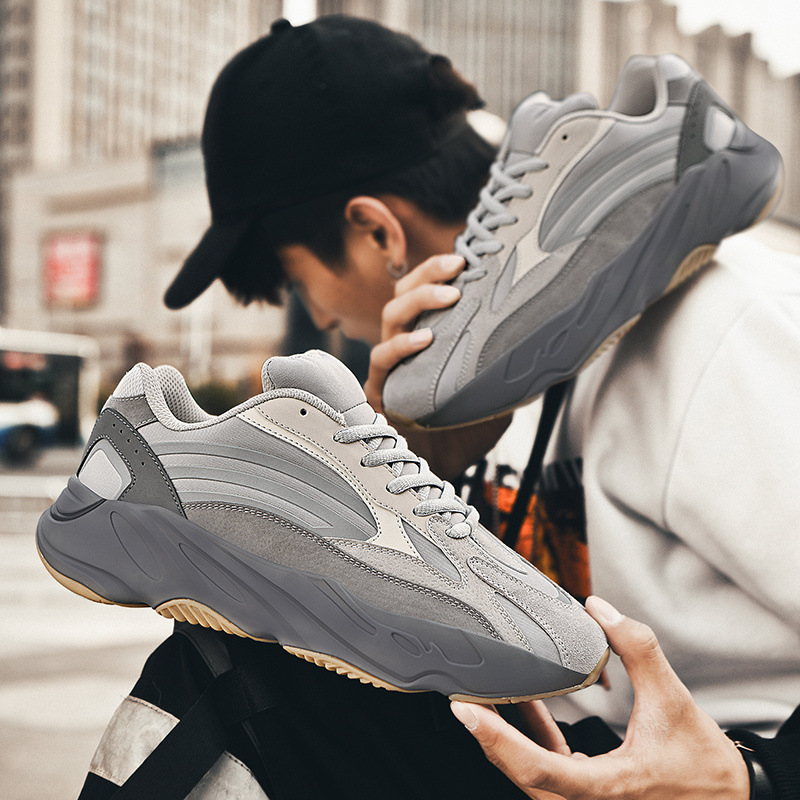 Coconut shoes 700V2 Putian shoes High version popcorn couple's sneaker outdoor casual fashion daddy shoes Coconut shoes 700V2 Putian shoes High version popcorn couple's sneaker outdoor casual fashion daddy shoes