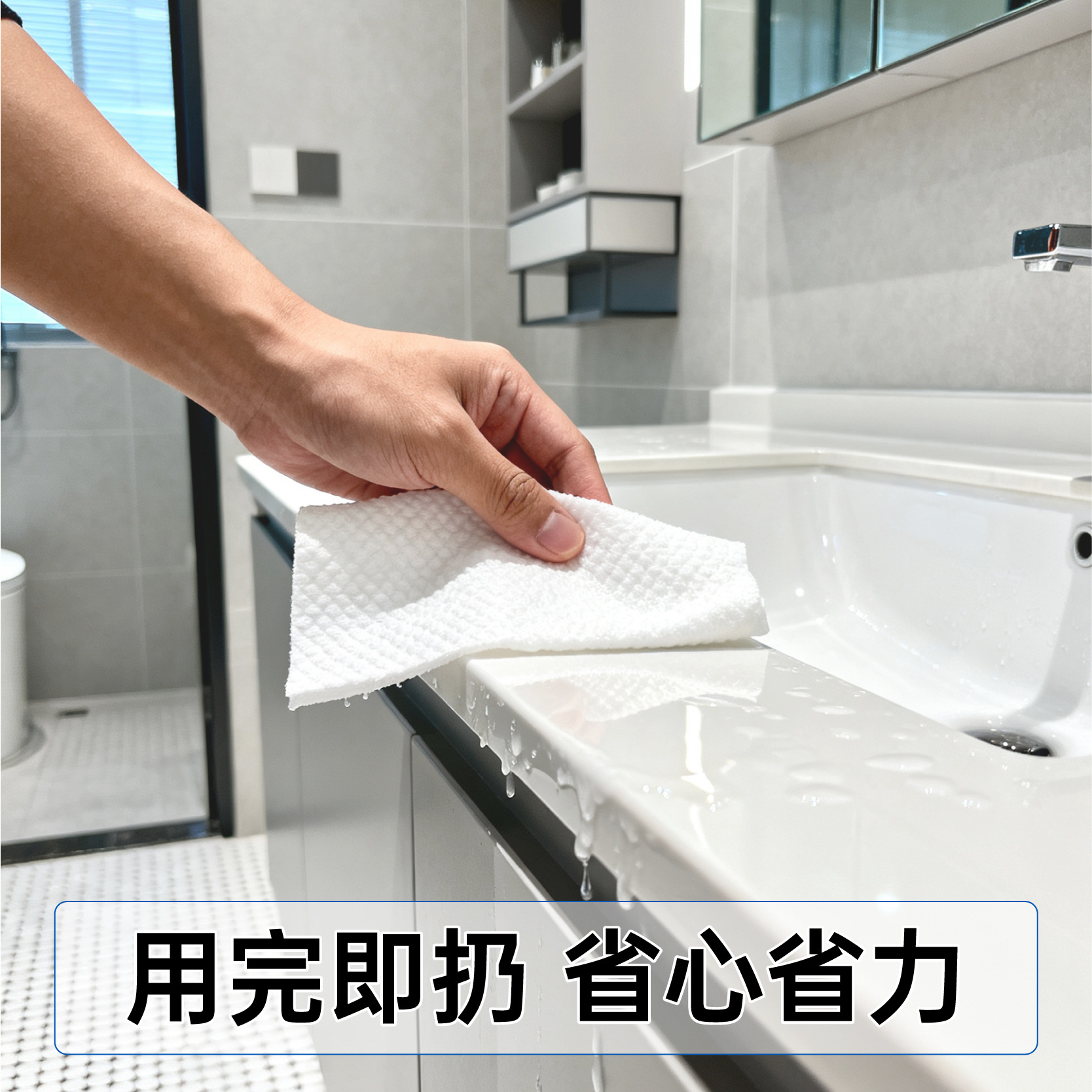 Toallitas desincrustantes, toallitas de limpieza para baño y cocina, toallitas para limpiar grifos y azulejos, toallitas sanitarias para el hogar. image 3