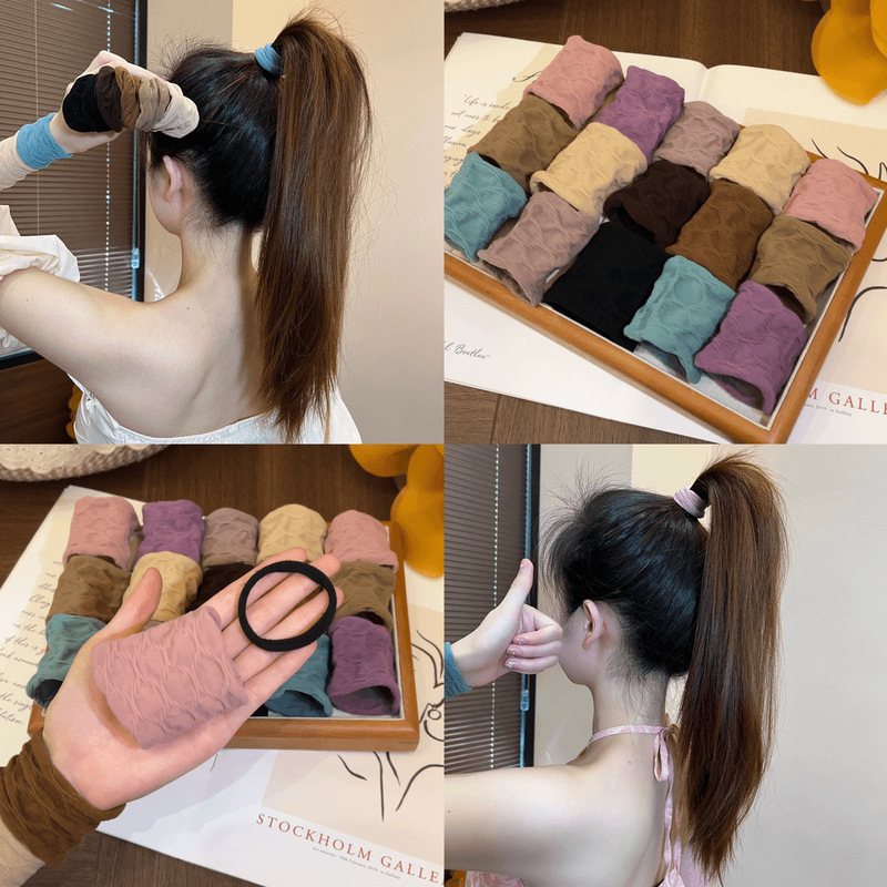 幅広な腸ヘアバンド、高弾性マスク、ヘアロープ、耐久性のあるゴムバンド、高級ヘアロープ、ヘッドバンド、女性用ヘアアクセサリー|undefined