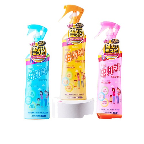 Japanese kinbata mosquito repellent spray baby outdoor portable mosquito repellent liquid children's mosquito repellent toilet water