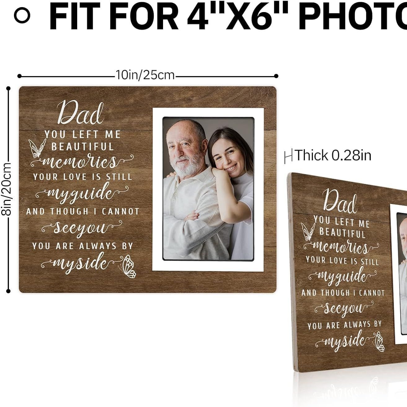 Madera creativa decoración de la pared colgante copywriting marco fotos conmemorativa