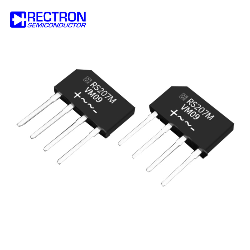 桥式整流器 RECTRON  RS207M 1000V 台湾丽正电子原厂现货直批