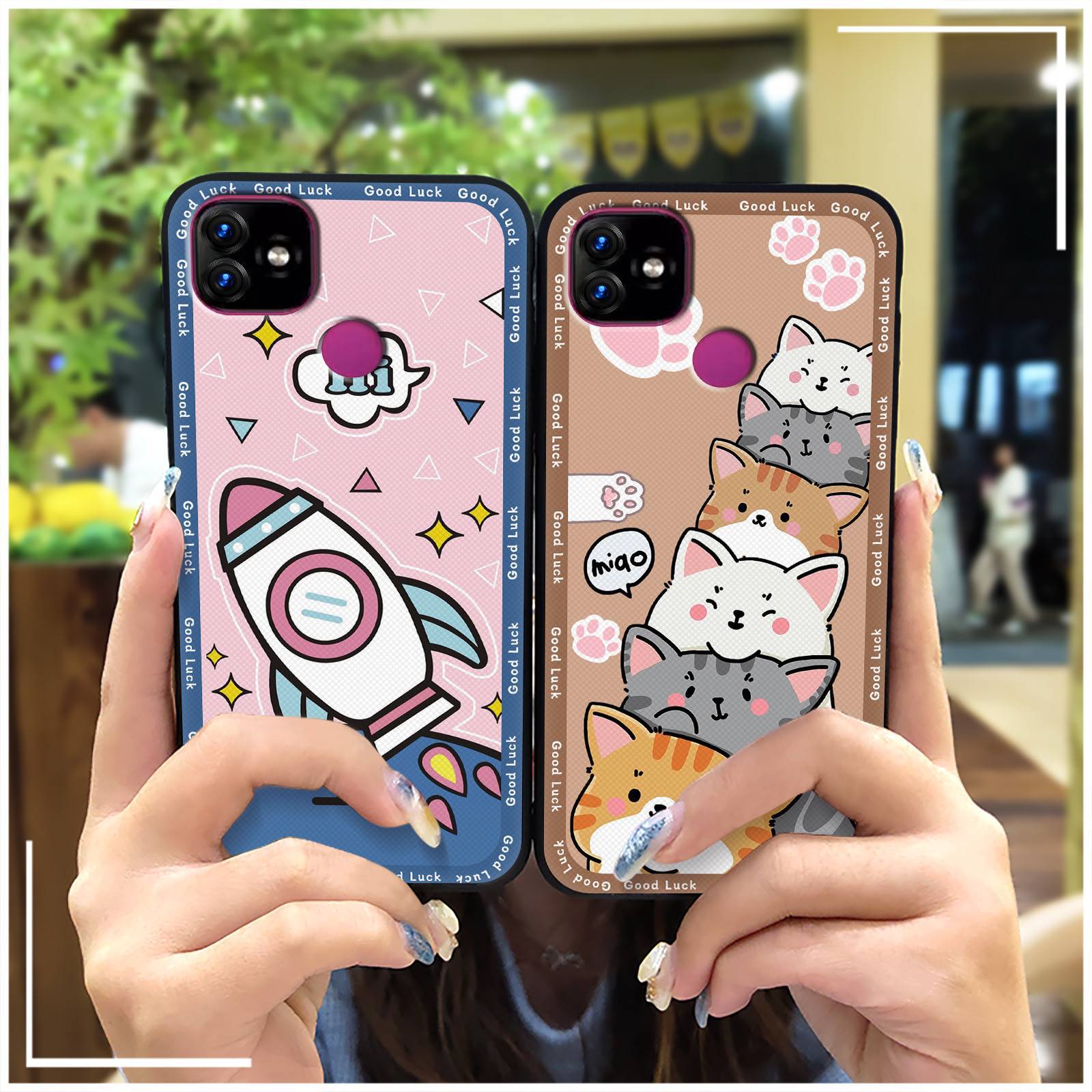 适用Itel手机壳新款女散热简约数码卡通个性质感涂鸦搞怪青春