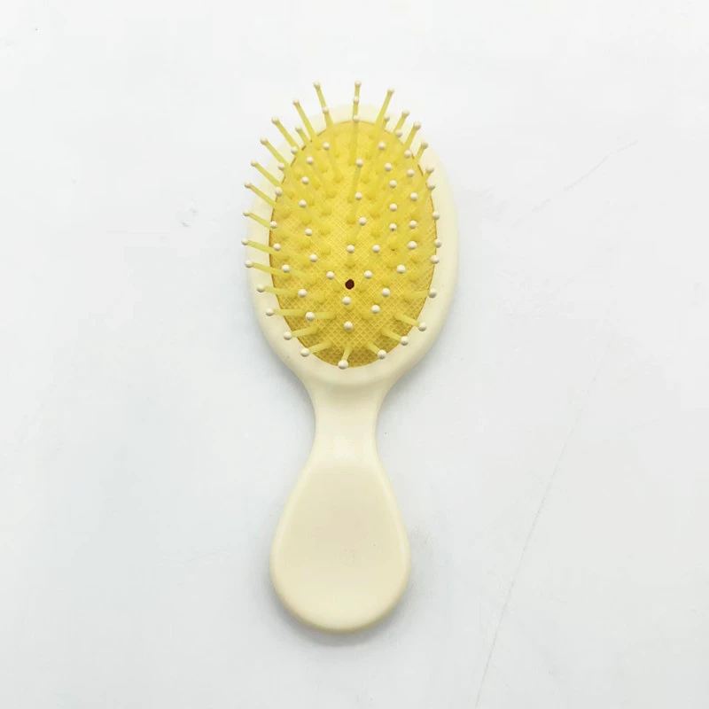 Handheld Scalp Massager Brush, Matte Finish, Soft Cushion, 14 cm Compact