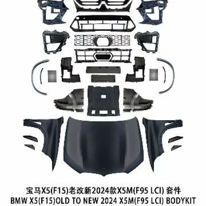 BMW X5 F15 24-cü il model BMW X5M-Tech X5M kuzov dəstinə, ön və arxa bamperlərə modifikasiya