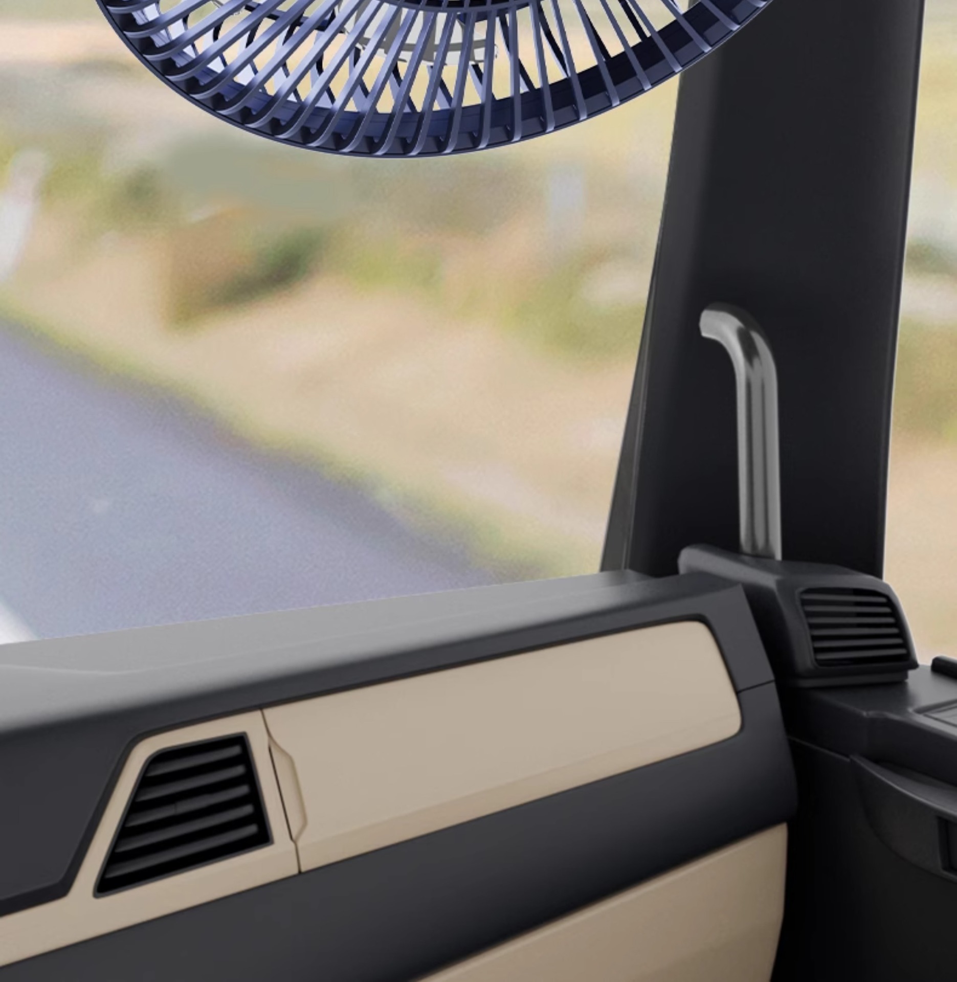 New Silent Special Brushless Motor Car Electric Fan Car Fan Ceiling Fan 12V24V Large Truck Universal