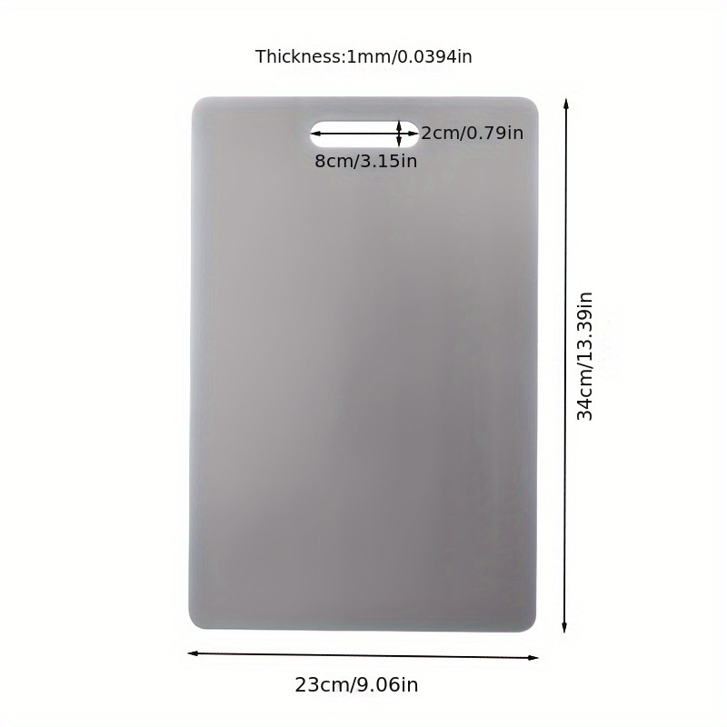 Cross-border 304 tablero de acero inoxidable antideslizante grueso tablero de corte de verduras tablero de corte doméstico tablero de corte de escritorio grande tablero de corte