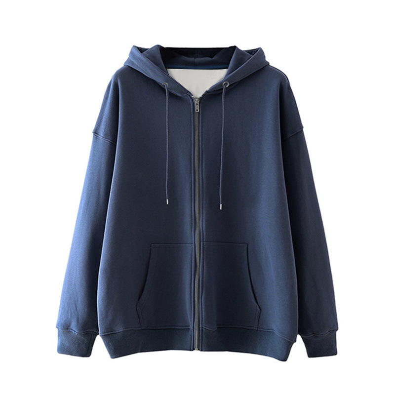 开衫卫衣定制秋冬加绒拉链帽衫工作服活动团建服饰广告衫订做跨境|undefined