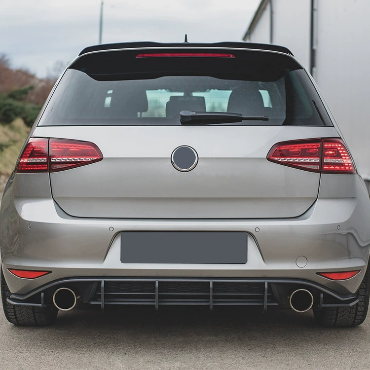 Подходит для Volkswagen Golf 7, модифицированная задняя губа 7GTI-V2, воздушный нож, задний спойлер, высота 7, задний спойлер, диффузор