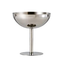 批发不锈钢雪糕杯高脚冰淇淋杯甜点小吃杯餐厅鸡尾酒杯玛格丽特杯