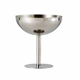 批发不锈钢雪糕杯高脚冰淇淋杯甜点小吃杯餐厅鸡尾酒杯玛格丽特杯