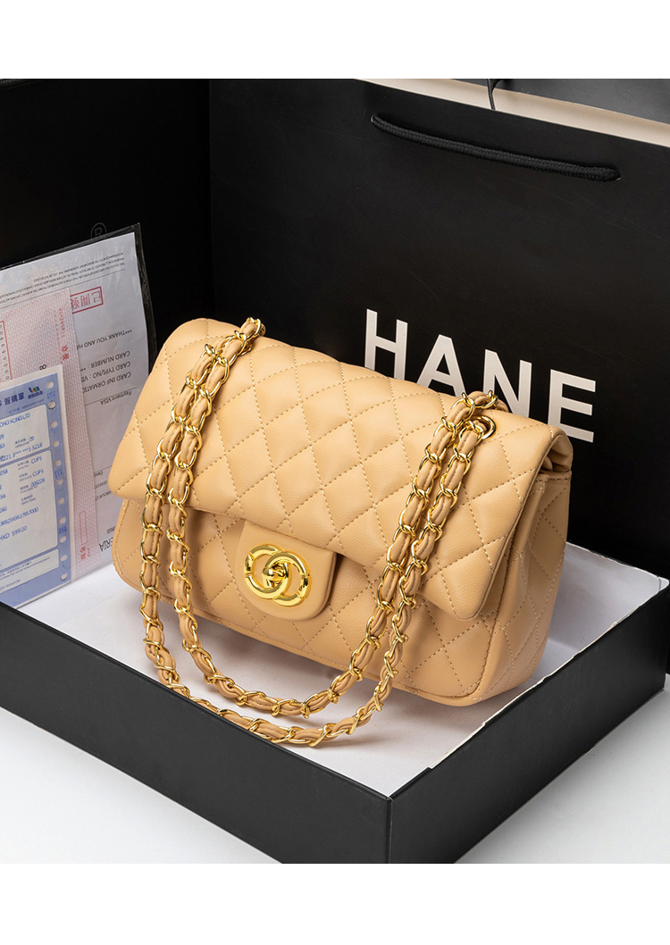 Apricot round buckle