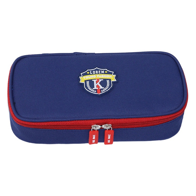Gran capacidad engrosada Oxford tela lápiz caso 2023 nuevos niños de alto valor Escuela Secundaria estilo británico