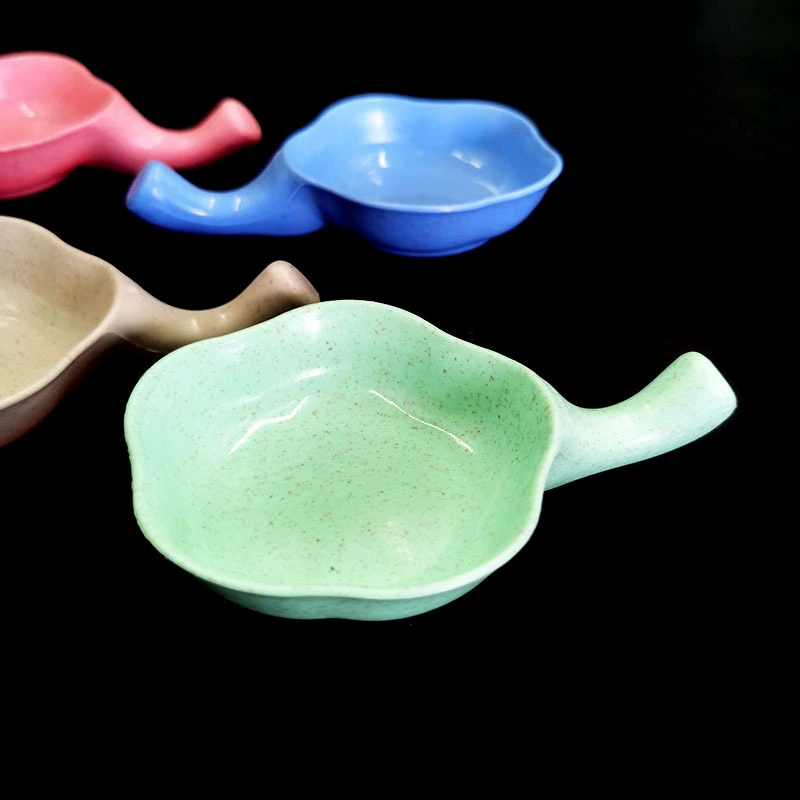 Пшеничная солома с ручкой приправа блюдо кухня многоцелевой соус и уксус приправа блюдо горячий горшок приправа маленькое блюдо соевый соус блюдо