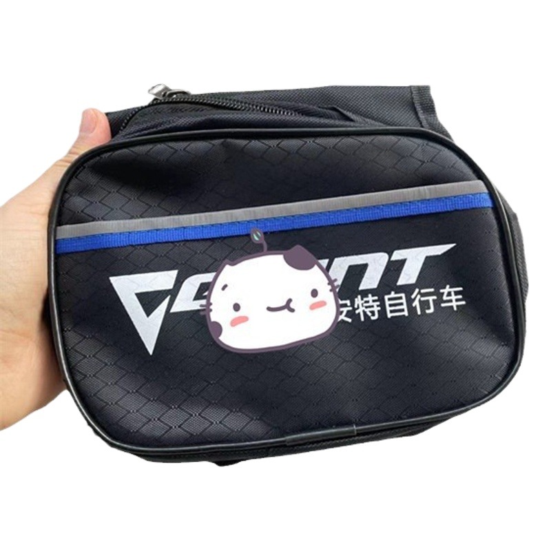Bicycle Bag front beam bag mountain large capacity waterproof mobile phone beam hanging bag saddle riding equipment