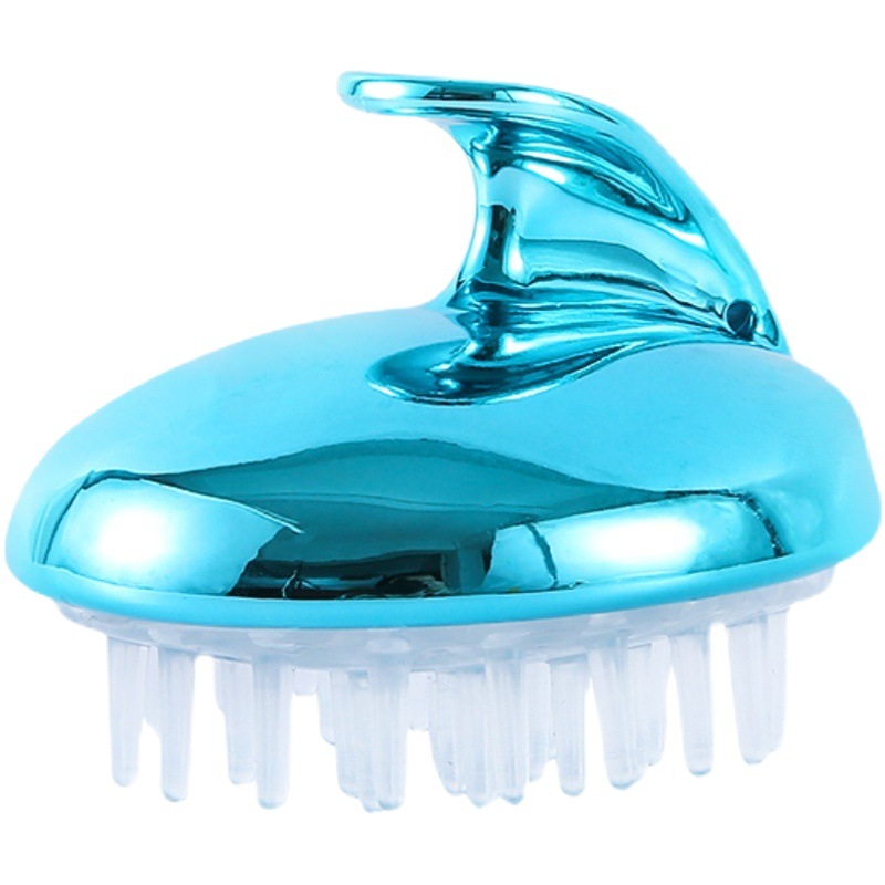 Mejorada galvanoplastia cepillo de champú de silicona limpieza del cuero cabelludo del hogar anti-picazón rasguño fabricante de dispositivos champú peine champú artefacto