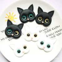 DIY аксессуары из смолы трехмерный 3D CAT чехол для телефона красота украшения Детские аксессуары для волос заколка для волос ящик для хранения материал
