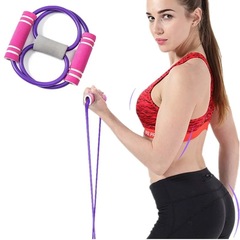 Eight-letter resistance band shoulder widthener back shaping chest expander yoga fitness Pilates assistive elastic 8-letter resistance cord