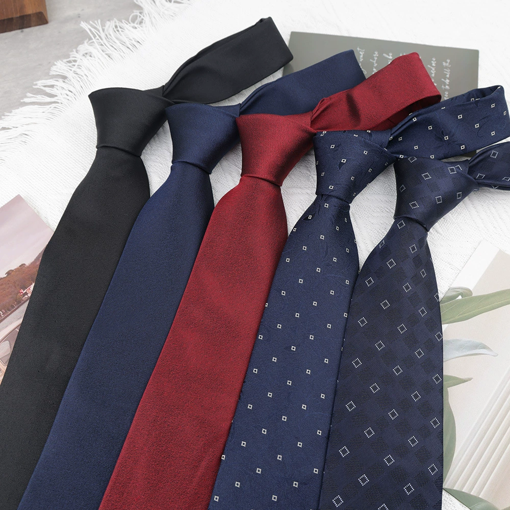 Men's silk tie, blue burgundy accessory