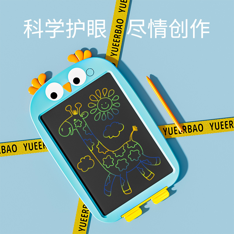 Tablero de dibujo para niños Tablero de escritura a mano LCD pequeña pizarra bebé color graffiti pintura jardín de infantes tablero de escritura a mano electrónica juguete