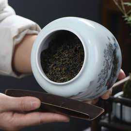 MPM3陶瓷茶叶罐茶叶包装礼盒密封罐通用存茶罐储茶罐家用绿茶红茶