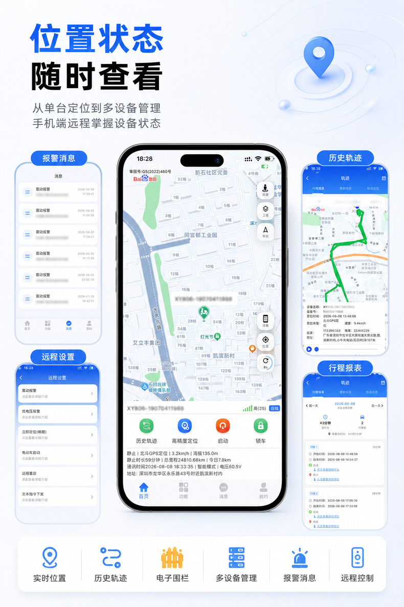 E-commerce bestseller: 4G Beidou GPS tracker with strong magnets, no installation required, for locating and tracking people, pets, and items to prevent loss