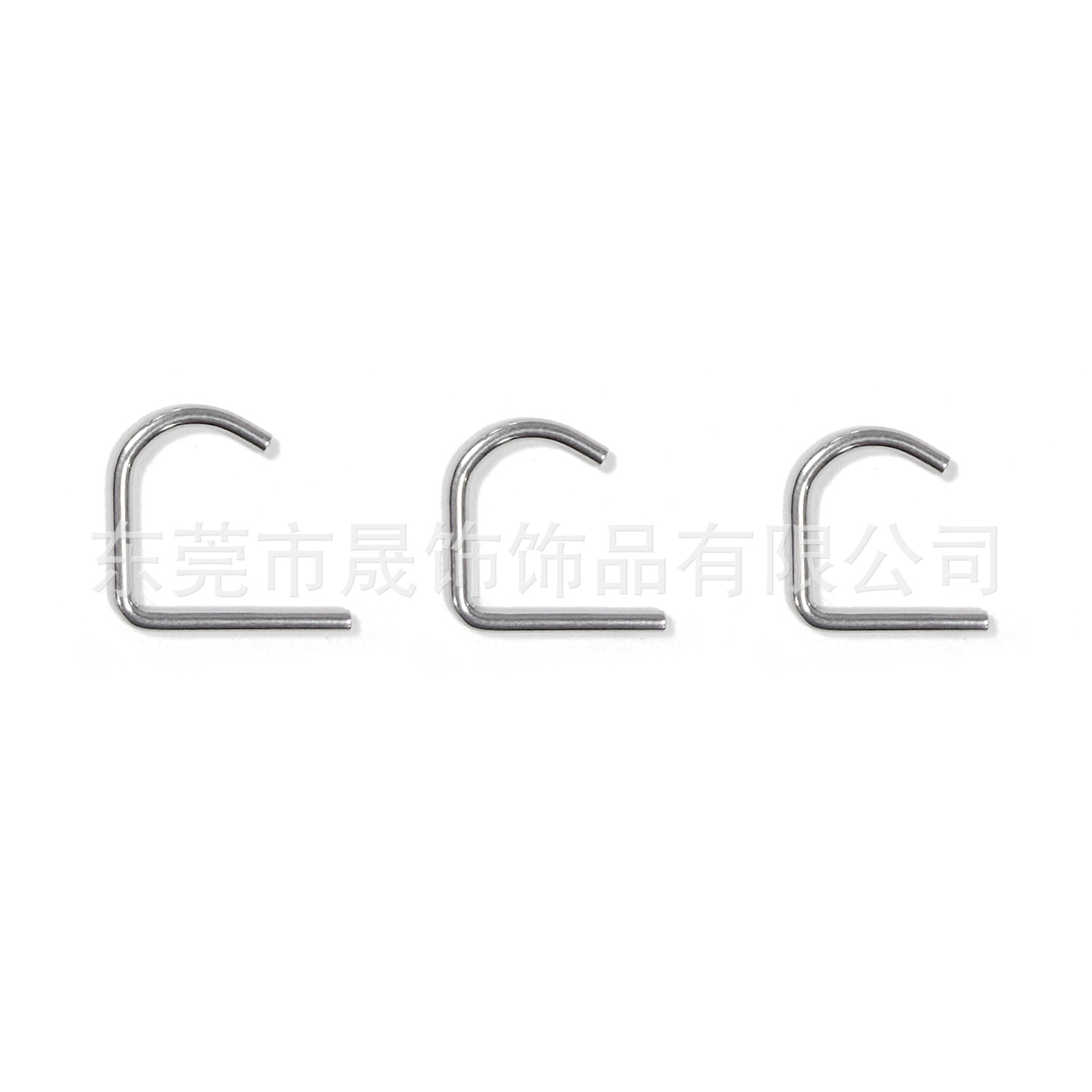 F136 Titanium Alloy D 开口 Lip Ring Earring Internal Thread 0.9牙 Labret Stud Barbell G23 Titanium Piercing Jewelry Accessories