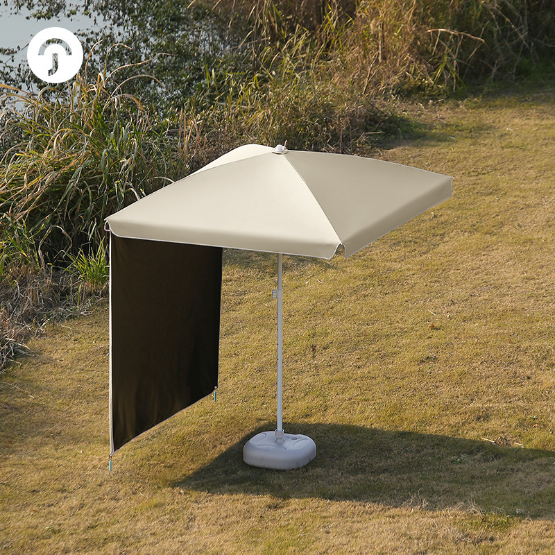 Zunchi [square umbrella] stall special umbrella outdoor sun umbrella camping sunshade portable trolley can be customized