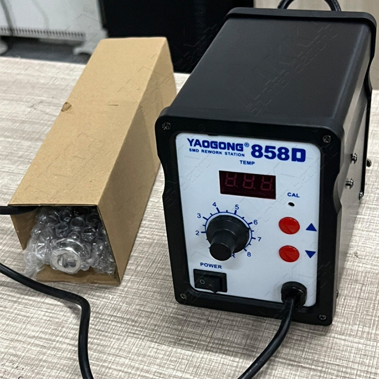 Estación de Soldadura y Desoldadura 8586, Soldador Eléctrico y Pistola de Aire Caliente Dos en Uno KADA 8582D+, Estación de Soldadura de Aire Caliente KADA para Reparación de Teléfonos Móviles