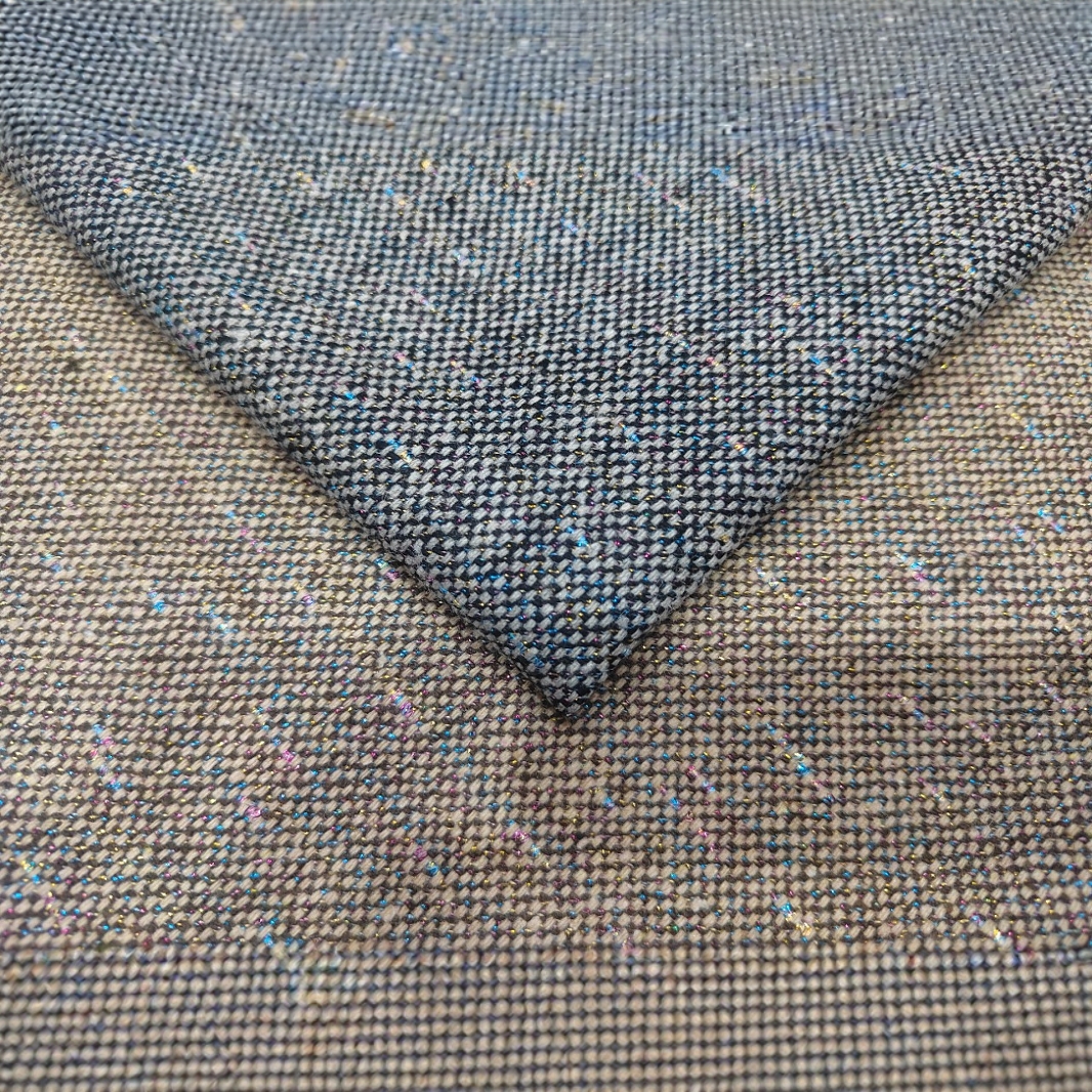 服装面料 人字斜仿麻西装面料 春秋薄款时尚好看