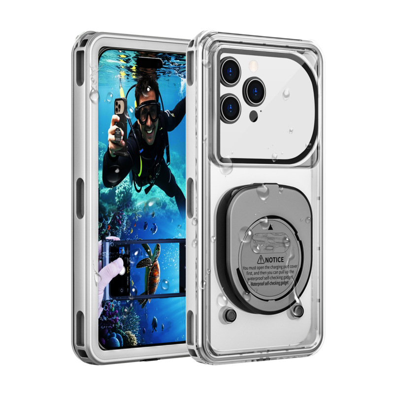 自己検査防水携帯電話ケース完全密封 Apple Huawei Samsung 防雨、落下防止、雪防止携帯電話ケースダイビングに適しています|undefined