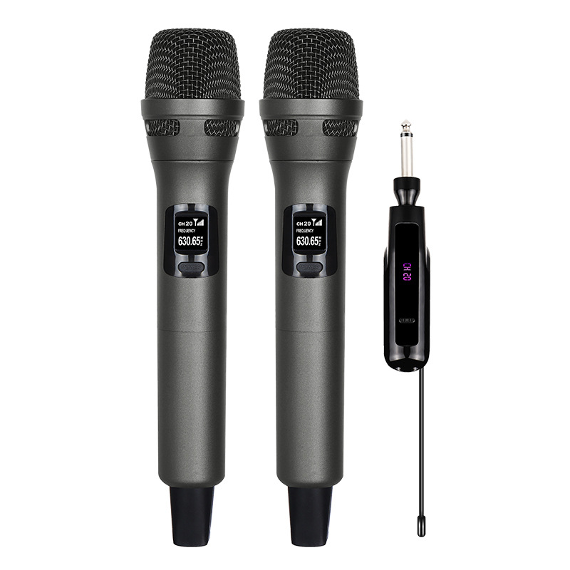 Wireless Microphone, Professional High-Quality Sound, One-To-Two Karaoke, Home Outdoor Live Broadcast, Universal Microphone, Rechargeable Wireless Microphone 5
