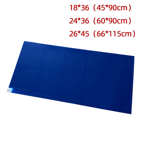 18*36 blue anti-static sticky dust mat 24*36cm dust-free mat clean room floor mat dust removal foot mat manufacturer