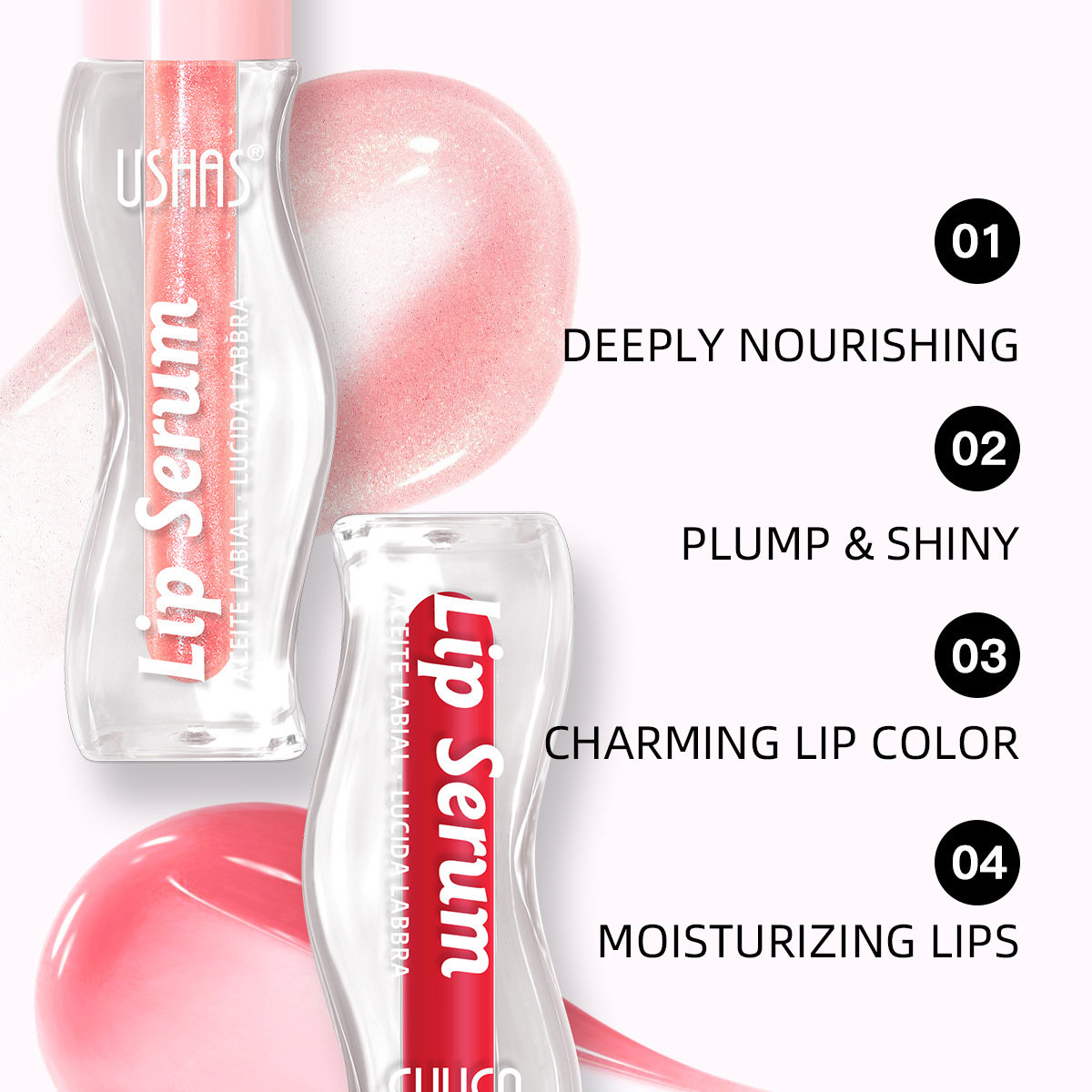 USHAS Europa y los Estados Unidos transfronterizos spot lipstick no se desvanece no pegajoso taza lápiz labial esmalte labial coloreado duradero UC149